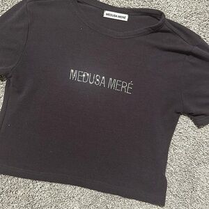 Medusa Mere Crop Logo Tee